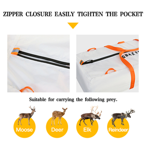 Sac <span class=keywords><strong>de</strong></span> <span class=keywords><strong>chasse</strong></span> respirant et réutilisable en nylon Taslon GAF, 2 compartiments, pour chasseurs - Product Image 3