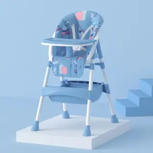 Chaise d'alimentation portable pliante pour bébé chaise haute pour bébé