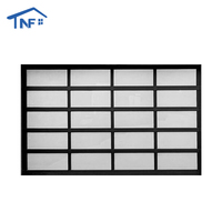Portes de garage en aluminium à levage motorisé, écoénergétiques, personnalisables avec finition ondulée ou imitation bois