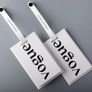 Meilleure vente étiquette de marque Logo vêtements en tissu personnalisés étiquette de prix personnalisée carte de remerciement chemise <span class=keywords><strong>Vistaprint</strong></span> étiquettes volantes - Product Image 3