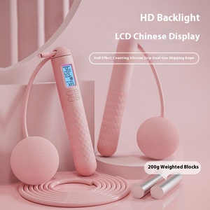 <strong>Rope</strong> <strong>Skipping</strong> Dual-Purpose Weight-Bearing Intelligent Electronic Counting Cordless Ball Steel Wire <strong>Rope</strong> Adult Children Wholesale - Product Image 1