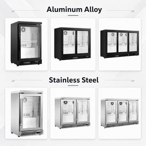 Mini <span class=keywords><strong>Nevera</strong></span> para Bebidas, Refrigeradores Personalizados con Puerta de Vidrio, Enfriador de Bebidas, Mueble para Almacenamiento de <span class=keywords><strong>Vino</strong></span>/Cerveza - Product Image 3