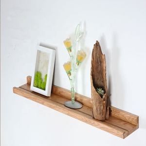 Estante flotante <span class=keywords><strong>de</strong></span> madera para decoración del hogar, repisa <span class=keywords><strong>de</strong></span> madera sólida montada en la pared para libros, Europa - Product Image 6