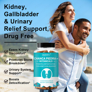 60 Cápsulas de <span class=keywords><strong>CHANCA</strong></span> <span class=keywords><strong>PIEDRA</strong></span> + BOTANICALS, Desintoxicación Natural Potente, Apoyo a <span class=keywords><strong>la</strong></span> Salud Digestiva, Salud Renal/Biliar - Product Image 3
