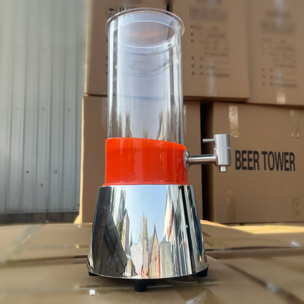 Base argentée brillante