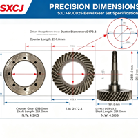 Pignon de différentiel OE 815171432 pour Volkswagen VW, engrenage conique spiralé à 10 cannelures