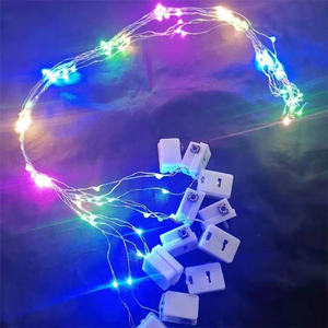 Ambiance <span class=keywords><strong>LED</strong></span> RGB Guirlande Lumineuse Fil de Cuivre avec Bouton Batterie IP44 Décoration de Sapin de Noël Fleur Colorée Émise pour Cadeaux - Product Image 5