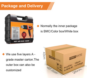 <span class=keywords><strong>Pistola</strong></span> de Aire Caliente Profesional Eléctrica de 2000W/12.5A con Temperatura Digital Ajustable de 400/600 <span class=keywords><strong>para</strong></span> Teléfonos <span class=keywords><strong>Celulares</strong></span> y Multiusos <span class=keywords><strong>para</strong></span> Bricolaje - Product Image 5