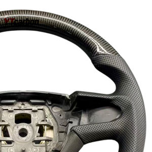 YTcarbon para <span class=keywords><strong>Duster</strong></span> Stepway MCV, piezas de automóvil, accesorios interiores de coche, volante de fibra de carbono Real personalizado - Product Image 6