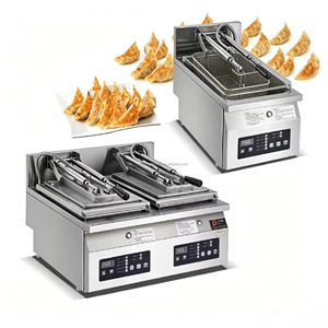 Freidora de Gyoza con Pantalla Táctil y Control por Computadora, Máquina de Potstickers de Acero Inoxidable para Cocina de <span class=keywords><strong>Restaurante</strong></span> Asiático, en Oferta - Product Image 2