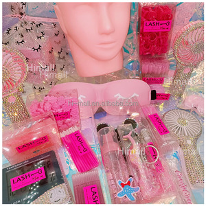 Anneau de colle Outils d'extension de cils Kit de démarrage d'extension de cils Kits de cils Étiquetage privé Ensembles de maquillage - Product Image 1