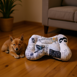 Cama para perros Yommy con forma de hueso 110x80cm, cómoda cama para mascotas. - Product Image 2