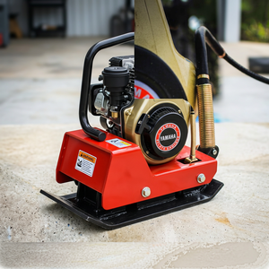 Compacteur vibrant à plaque rouge pour moteur Yamaha, machine de compactage routier - Product Image 1