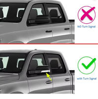 For Dodge Ram 1500 2019-2025 Car Sticker Rearview Side Mirror Cover Wing Cap Exterior Case Trim Accessories Vehicle Decoration