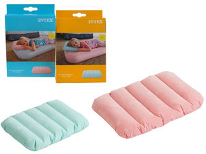 <span class=keywords><strong>INTEX</strong></span> 68676 utilisation extérieure et intérieure haute qualité enfants dormir PVC coloré Camping gonflable <span class=keywords><strong>voyage</strong></span> flocage <span class=keywords><strong>oreiller</strong></span> d'air - Product Image 5