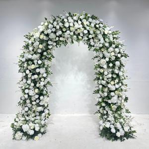 MTY-Bulk Soporte de Arco de Boda de Flores de Seda Artificial Ecológico de 7-8 pies de Altura para Banquetes de Hotel y Ceremonias de Boda - Product Image 6