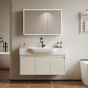 "Modern makeup <b>bathroom</b> <b>vanity</b> cabinet with mirror storage sink cabinet home hotel <b>bathroom</b> - Product Image 3