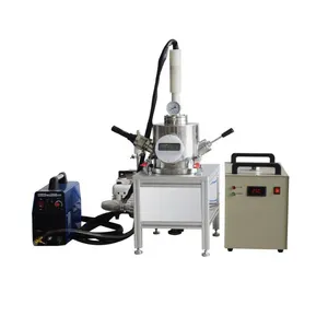 Compact Vacuum Arc Melting System/furnace non-consumable tungsten electrode and water cooled copper crucibles