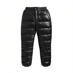 Latest Design OEM Service Lightweight Casual Canvas Puffer <b>Trouser</b> & Pants Comfortable Premium Quality Winter Men - Product Image 1