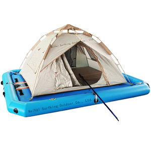 Nhà Sản Xuất Bán Buôn Drop Stitch Dock Lều Câu Cá Nổi Đảo Inflatable Công Viên Nước Nổi Nền Tảng Inflatable Boong - Product Image 1