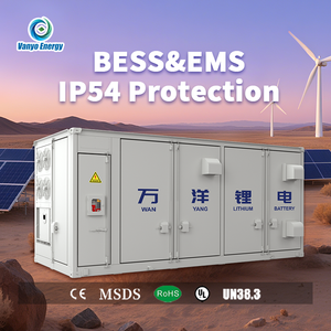 Système solaire commercial et industriel Vanyo 5016 <span class=keywords><strong>KWH</strong></span> <span class=keywords><strong>1</strong></span> <span class=keywords><strong>MWH</strong></span>, batterie Lifepo4, conteneur, nouvelle génération de système de stockage d'énergie solaire - Product Image 1