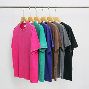 T-shirt personnalisé T-shirt délavé impression personnalisée broderie lavage à l'acide vintage t-shirt surdimensionné t-shirt coton t-shirt hommes t-shirts - Product Image 6