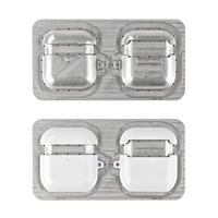 Coque de protection pour Airpods 4 en PC enduit, brillant ou mat, personnalisable par sublimation, vente en gros usine Sunyee