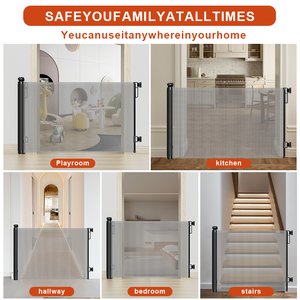 <span class=keywords><strong>Prodigio</strong></span> SG026 Clôture de sécurité pour animaux domestiques et enfants, barrière rétractable pour les portes d'escalier - Product Image 2