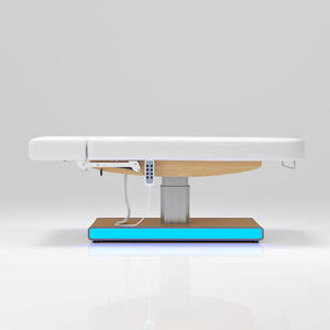Chaise cosmétique faciale électrique de luxe Lit de thérapie réglable électrique Mobilier de <span class=keywords><strong>salon</strong></span> Lit de massage - Product Image 5