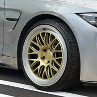 Jantes de course forgées, lèvres polies, finition or brossé, 5x114.3, 18-20 pouces, pour BMW E46 M3 E90 M3 Land Rover Rolls-Royce Nissan