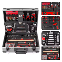 Juego de Herramientas Personalizable de Acero al Carbono al por Mayor para Hogar y Automóvil Gabinetes para Taller y Garaje Kit de Herramientas Manuales para Reparación de Autos Soporte OEM