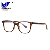 Montures de lunettes carrées TR90 transparentes en métal avec cadre diamanté, anti-lumière bleue, pour étudiants, pour myopie, décoration OEM