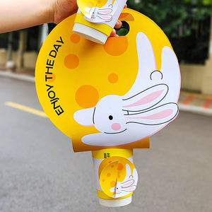 Porte-boisson jetable personnalisé Capacité de 1/2/4 tasse Style double paroi avec poignée Porte-gobelet à café en papier écologique - Product Image 6