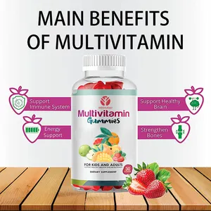 OEM Multivitamin Gummies Vitamin A C B2 B6 D Gummies Sugar Free Vitamin Gummies For Kids And Adult