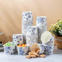 Gobelets et Bols en Papier Kraft Biodégradables Écologiques de Qualité Alimentaire de 6oz, 8oz, 10oz avec Couvercles, à Paroi Simple, pour Yaourt et Crème Glacée – Vente en Gros
