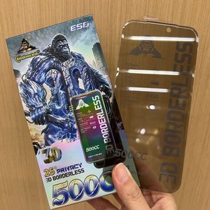 ฟิล์มกันรอยกระจก HD รุ่นใหม่ล่าสุด 3D ไร้ขอบ ESD Black King Kong 500CC สำหรับ iPhone 17 16 Pro Max ฟิล์มอะลูมิเนียมคุณภาพสูง ป้องกันรอยขีดข่วน - Product Image 5