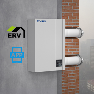 E-VIPO HEPA lọc treo tường trong nhà tươi Hệ thống thông gió không khí enthalpy trao đổi nhiệt <span class=keywords><strong>ductless</strong></span> erv - Product Image 4