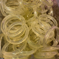 Bracelets ronds en citrine de citron naturel Bracelets de pneus Bracelet en pierre de haute qualité pour femmes