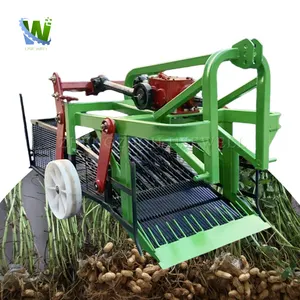 Traktor pertanian Tiongkok dipasang kacang tanah Mini panen kacang darat mesin penggali pemanen akar tanaman di Afrika Selatan