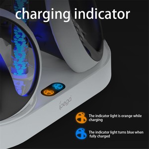 Estación de Carga IPEGA PG-P5V001 para Auriculares PS5 <span class=keywords><strong>VR2</strong></span> y Dos Controles PS5, Base de Carga con Pantalla LED RGB - Product Image 4