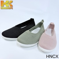 Baskets tricotées à enfiler pour femmes, respirantes, légères, décontractées, pour la marche, confortables, chaussures quotidiennes, vente en gros disponible