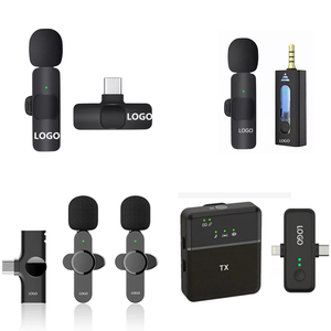 OEM Factory BT Audio Video Recording Mini Lapel Clip Condenser K8 K11 K35 <b>Wireless</b> Lavalier <b>Microphone</b> for Android - Product Image 5