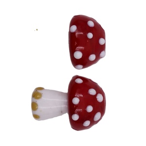 Cuentas de cristal de <span class=keywords><strong>Murano</strong></span> hechas a mano de 17x20mm, cuentas de setas rojas de lujo para fabricación de joyas, cuentas de cristal de <span class=keywords><strong>Murano</strong></span> y cuentas de cristal - Product Image 2