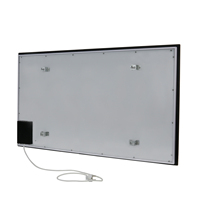 Fonction de désembuage de programmation hebdomadaire intelligente 7days-24Hrs M060P 600W 220-240 V 50-60Hz. radiateurs de panneau de carbone de miroir infrarouge