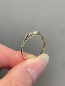 Anillo Xinfly AU750 de Oro Sólido de 18K con Diamante Natural de 0.30ct, Estilo Lujoso, Corte Marquesa Ojo de Caballo, Joyería Fina - Product Image 2