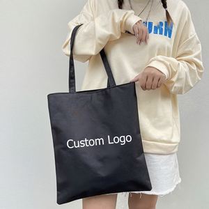 Sac fourre-tout en toile de coton biologique réutilisable, promotionnel, en gros, avec logo personnalisé, sac de shopping - Product Image 3