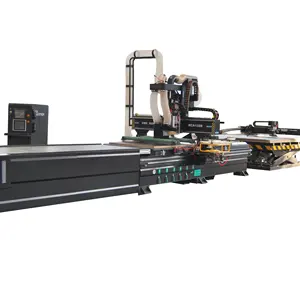 Woodworking engraving machine wood cnc router prices cutting carving machine with loading and unloading table