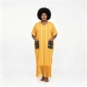 Vêtements islamiques traditionnels pour femmes 2026 : Robe noire élégante et noble, fabriquée en tissu du Golfe arabe, accessoires islamiques - Product Image 4