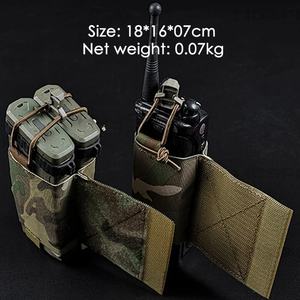 Gilet tactique Wingman V2 style Ferro, porte-radios élastique, sac pour chargeur, pochette FCPC V5, équipement de chasse, sac latéral pour radio - Product Image 4
