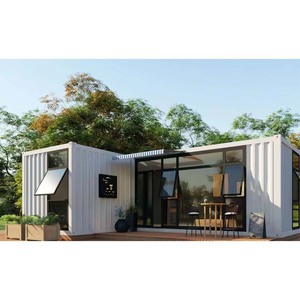 Casa Contenedor de Diseño Moderno con Estructura de Acero para Uso Comercial como Puesto de Venta de Café y Té - Product Image 2